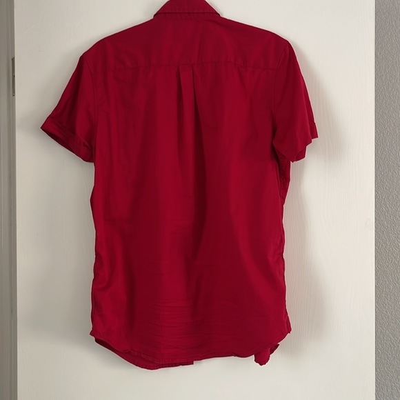 Red button down - Picture 4 of 4